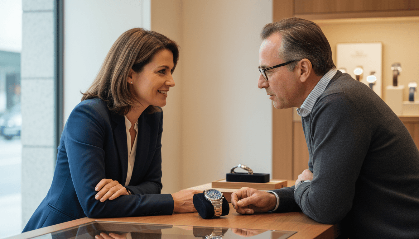 Personalized watch consultation between expert and customer